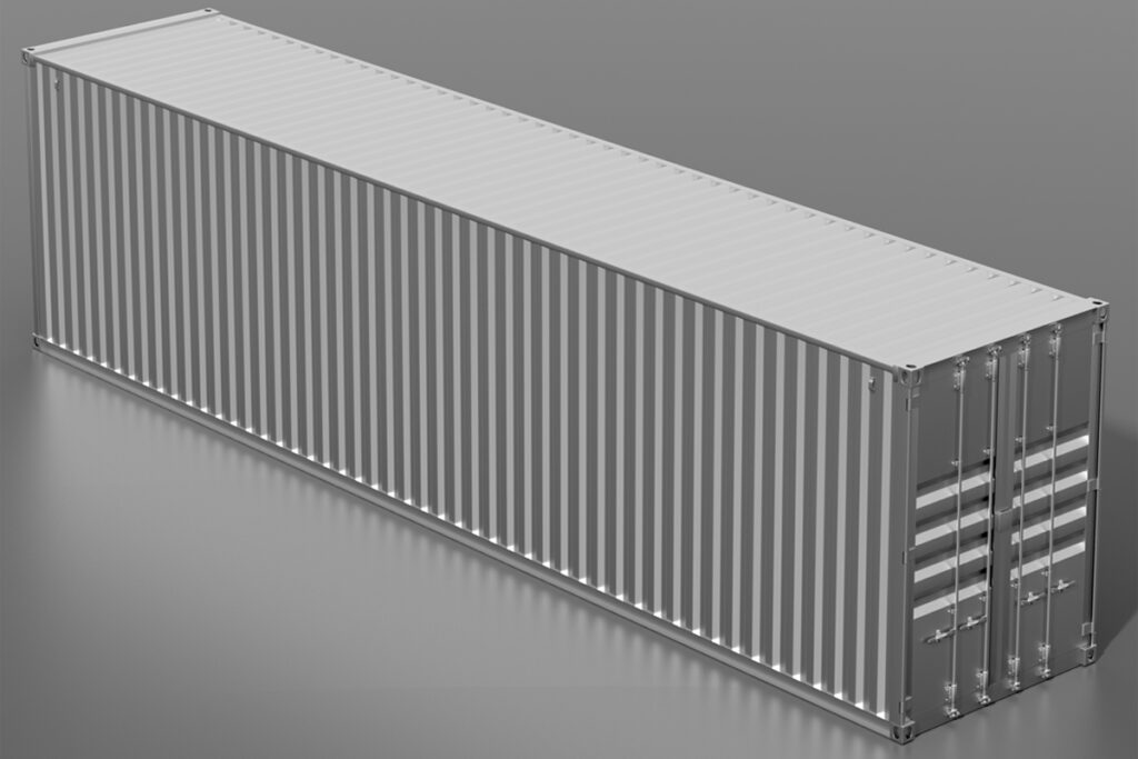 40 foot high cube container